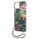 Чехол Guess Flower Strap для iPhone 13 mini, Синий