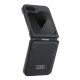 Audi Synthetic Leather MagSafe vāciņš Samsung Galaxy Z Flip 6 Melns