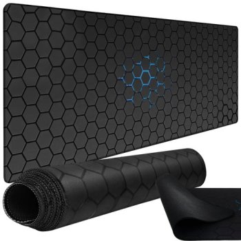 Игровой коврик для мыши Dunmoon 24274 XXL, 90x40 см, черно-синий