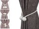 Dekoratīvie Aizkaru Turētaji Klipši Ar Magnētu, Balts | Decorative Clips For Curtains with Magnet