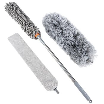 Telescopic Dust Brush with Adjustable Length