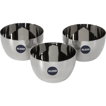 Набор мисок Alessi Mami SG59 3 шт., 8.5 см, нержавеющая сталь