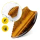 4FIZJO rievots Gua Sha sejas masāžas akmens no dabīgā tīģeracs kvarca