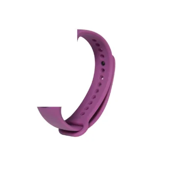 Devia Deluxe Sport silikona siksniņa priekš Xiaomi Mi Band 5 / 6 / 7, violeta