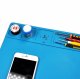 Silicone Service Mat NZ24, 30x20cm, Blue
