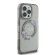 Guess iPhone 16 Pro Max Case IML Flowers Wreath MagSafe, Black