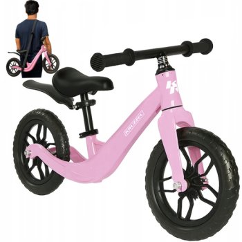 Kruzzel 12" Balance Bike for Kids (2+ Years), Pink