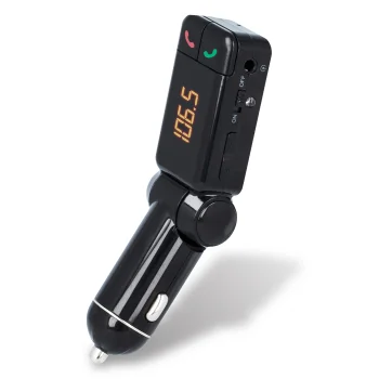Bluetooth FM Transmitter Forever TR-320 with Dual USB Car Charger, black
