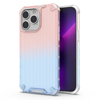 Чехол Hurtel для iPhone 14 Pro Max Ombre Protect Case, розово-синий