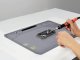 Silicone Soldering Mat with Organizer 35x25cm, Grey