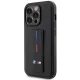 BMW iPhone 14 Pro vāciņš Grip Stand Hot Stamp, melns