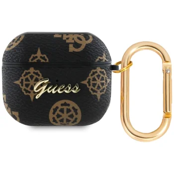 Guess GUA3PG4GPK AirPods 3 vāciņš melns/ melns 4G Āķis | cover black/black Hook