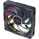 Korpusa ventilators Seasonic MagFlow ARGB 120 mm, melns