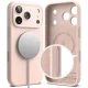 Силиконовый магнитный чехол Ringke MagSafe для iPhone 17 Pro - розовый