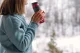 Thermal Mug Mountain Goat TRAVEL 450 ml, Red