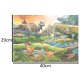 CASTORLAND Jigsaw Puzzle \"Dinosaurs\" for Children, 100 pieces