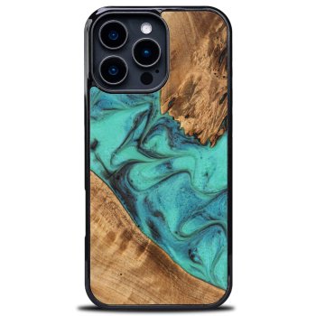 Bewood unikāls korpuss iPhone 16 Pro Max - tirkīza krāsā | Unique Case for Turquoise