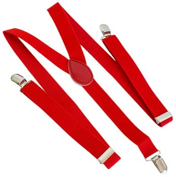 Bikšturi Y veida regulējami vīriešiem un sievietēm M-XL, sarkani