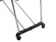 Mobile Clothing Rack with Double Rail and Shelf, 165 cm