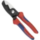 KNIPEX 95 12 200 Cable Shears with Double Cutting Edge, 200 mm