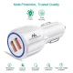 Maclean MCE478 W Car Charger, 2x USB, QC 3.0, 30W, White