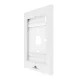 Maclean MC-955 W planšetdatora reklāmas turētājs ar atslēgu, 10.9\"-11\", VESA 75x75, balts
