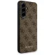 Guess HC PU 4G Classic Case for Samsung Galaxy A36, Brown