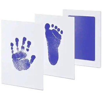 Non-marking Baby Hand Foot Print, Blue