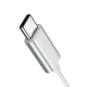 Joyroom JR-EC06 USB-C iebūvējamās austiņas, Sudraba