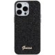 Guess Disco Metal Script telefona vāciņš iPhone 15 Pro Max - melns | case for black