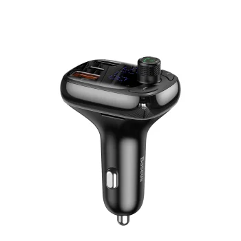 Bluetooth raidītājs / auto lādētājs Baseus S-13 (Overseas Edition) - melns | Phone Car Charger