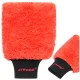 Auto mazgāšanas cimds Xtrobb Coral Fleece 26.5 x 18 cm, sarkans un melns
