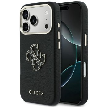 Guess FW sveķu logo maciņš iPhone 17 Pro Max – melns | Phone Case Cover