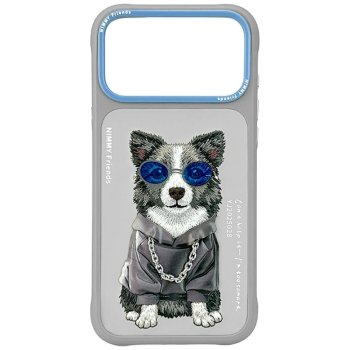 Чехол Nimmy Glasses Cool Nag для iPhone 17 Pro Max, Серый