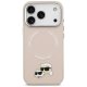 Karl Lagerfeld iPhone 17 Pro Max Case MagSafe Karl & Choupette Pins, Beige