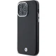 BMW iPhone 15 Pro Max Case Signature Wrapped Metal MagSafe, Black