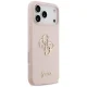 Guess Silicone Big 4G Script vāciņš iPhone 17 Pro Max, Rozā