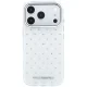 Karl Lagerfeld IML Rhinestones Allover vāciņš iPhone 17 / 18 Pro Max, balts