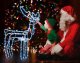 Ziemassvētku Rotājums Dekorācija Gaismas Figūra \"Briedis\", LED Vītne 9m, Zilā gaisma | Luminous Christmas...