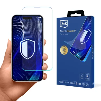 Hibrīda stikls 3mk FlexibleGlass Pro v2.0 priekš iPhone 17 | Hybrid Glass