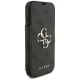 Grāmatiņas tipa vāciņš Guess Book 4G Metal Logo, iPhone 18 Pro / 17 Pro, melns