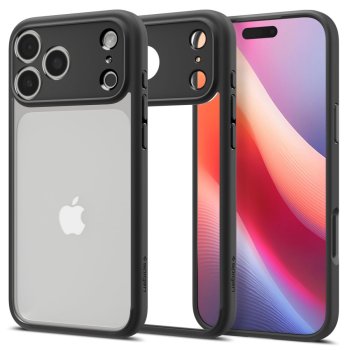 Spigen iPhone 17 Pro vāciņš Ultra Hybrid, melns