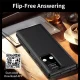 Samsung Galaxy Z Fold 4 (SM-F936) Leather Cover with View Window Card Slot Case, Black | Чехол Обложка...