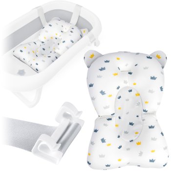 Ricokids bērnu vanniņas spilvens, balts/zils