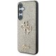 Чехол Guess Fixed Glitter Big 4G Metal Logo для Samsung Galaxy S25+ Золотистый