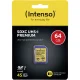 Atmiņas karte Intenso SDXC 64GB Class 10 UHS-I Premium