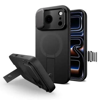 Tech-Protect iPhone 17 Pro vāciņš Kevlar Aura MagSafe, melns