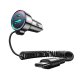 Joyroom JR-CL07 72W 3‑in‑1 auto lādētājs ar 1,6 m USB‑C kabeli – melns | Phone Car Charger