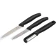 Dārzeņu nažu komplekts ar mizotāju Victorinox Swiss Classic, 3 gab., melns
