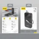 Dudao K31 10000 mAh 22.5W ārējais akumulators ar iebūvētu kabeli, melns